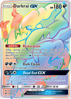 Darkrai-GX 158/147 Burning Shadows
