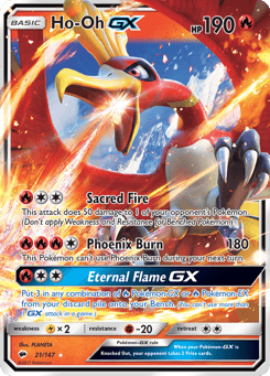 Ho-Oh-GX 21/147 Burning Shadows