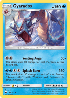 Gyarados 33/147 Burning Shadows