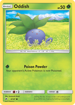 Oddish 4/147 Burning Shadows