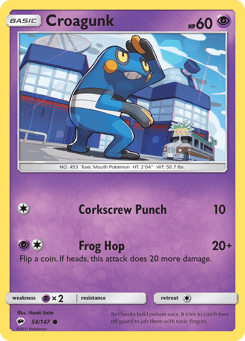 Croagunk 54/147 Burning Shadows