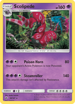Scolipede 58/147 Burning Shadows