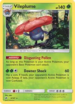 Vileplume 6/147 Burning Shadows