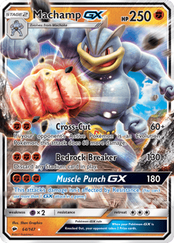 Machamp-GX 64/147 Burning Shadows