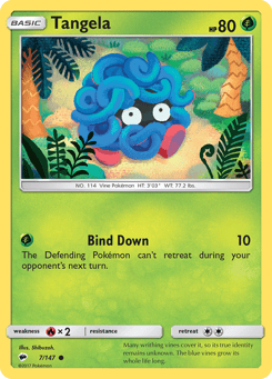 Tangela 7/147 Burning Shadows