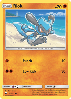 Riolu 70/147 Burning Shadows