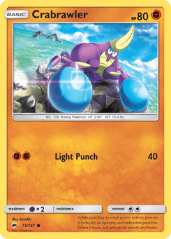 Crabrawler 73/147 Burning Shadows