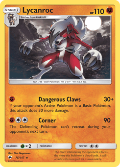 Lycanroc 75/147 Burning Shadows
