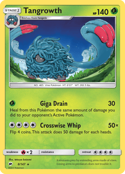 Tangrowth 8/147 Burning Shadows