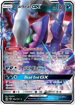 Darkrai-GX 88a/147 Burning Shadows