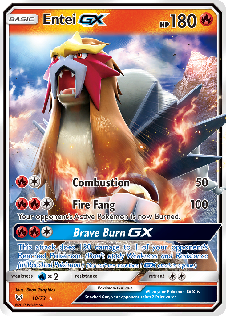 Entei-GX 10/73 Shining Legends
