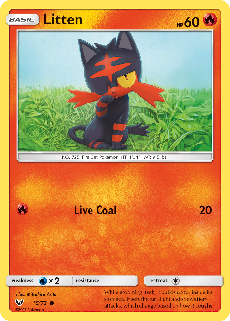 Litten 15/73 Shining Legends