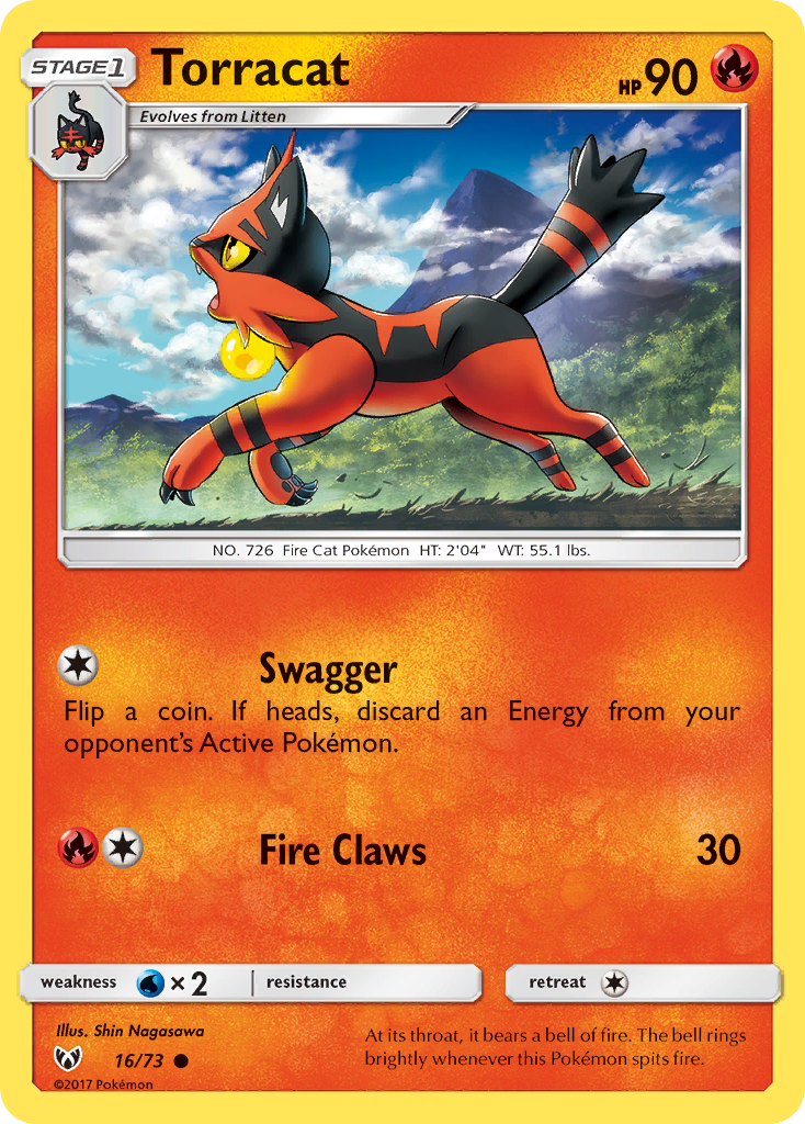 Torracat 16/73 Shining Legends