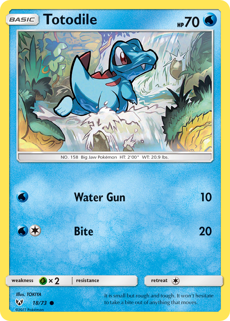 Totodile 18/73 Shining Legends