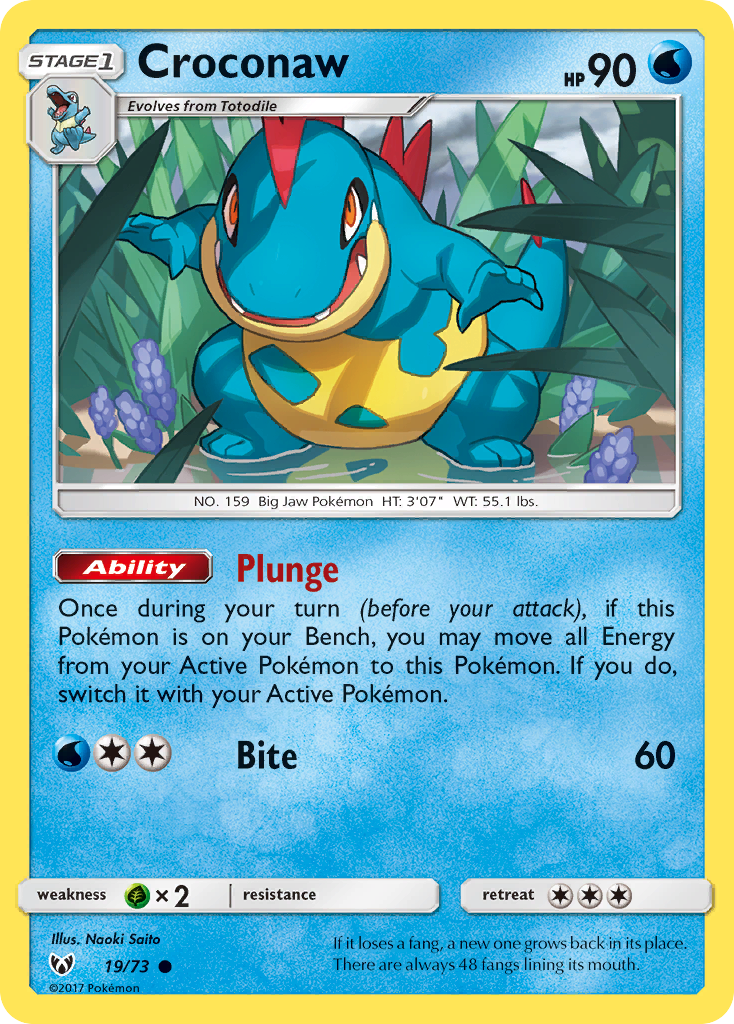 Croconaw 19/73 Shining Legends