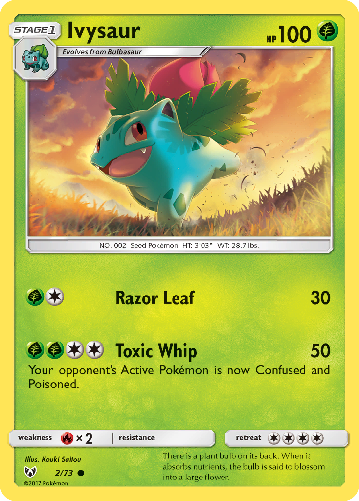 Ivysaur 2/73 Shining Legends