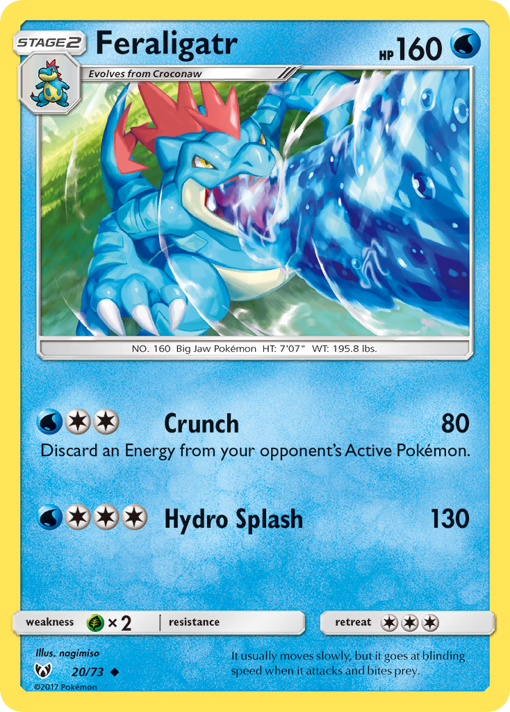 Feraligatr 20/73 Shining Legends
