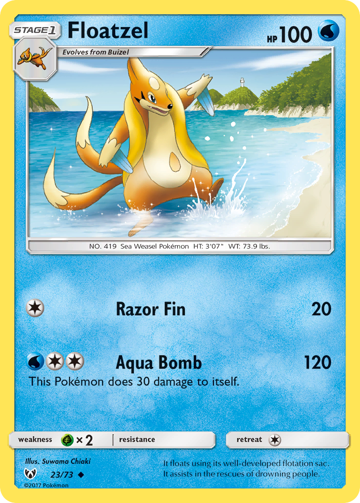 Floatzel 23/73 Shining Legends