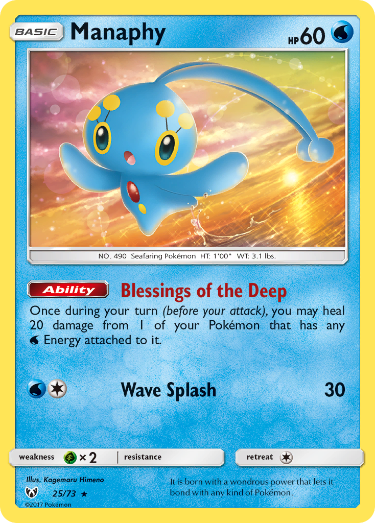 Manaphy 25/73 Shining Legends