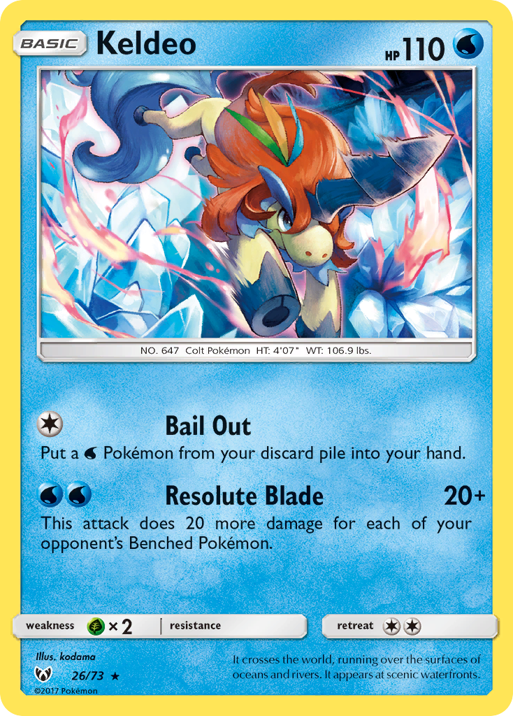 Keldeo 26/73 Shining Legends