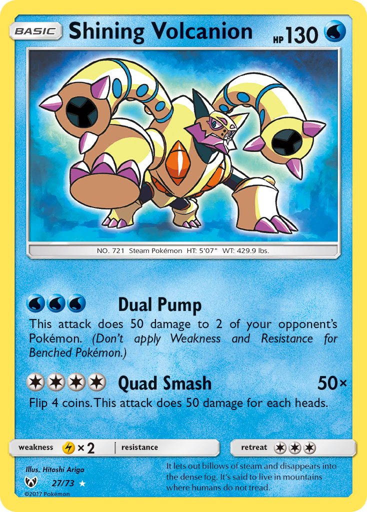 Shining Volcanion 27/73 Shining Legends