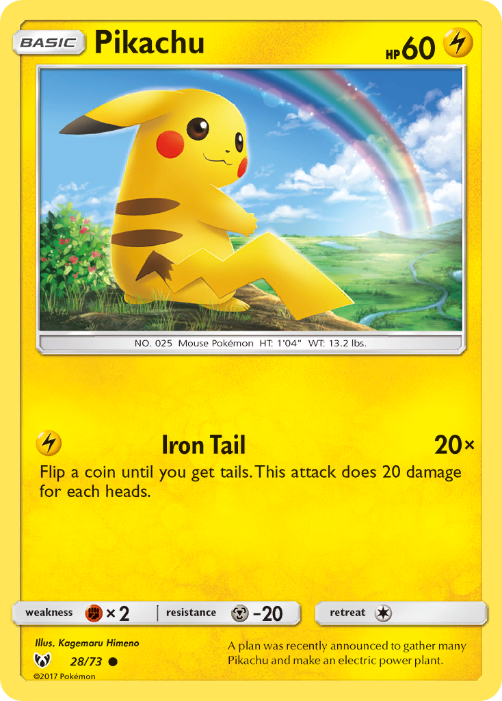 Pikachu 28/73 Shining Legends