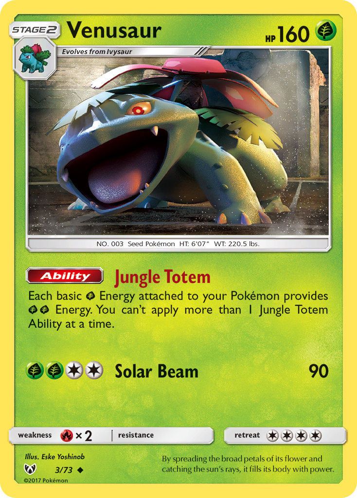 Venusaur 3/73 Shining Legends