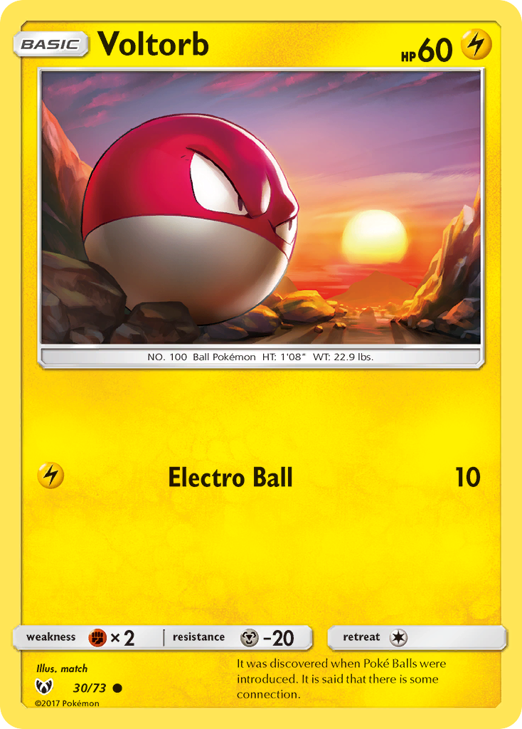 Voltorb 30/73 Shining Legends