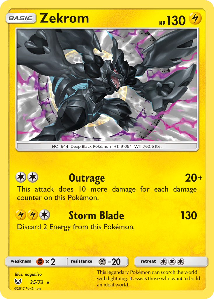 Zekrom 35/73 Shining Legends