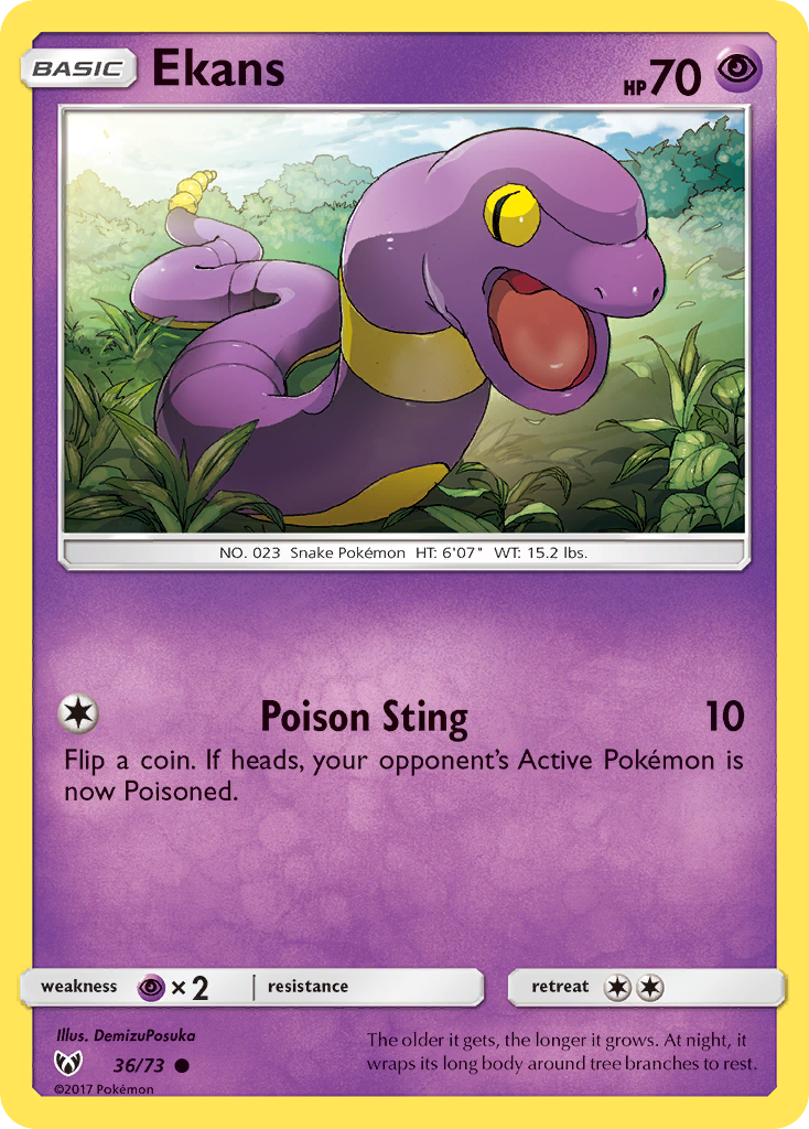 Ekans 36/73 Shining Legends