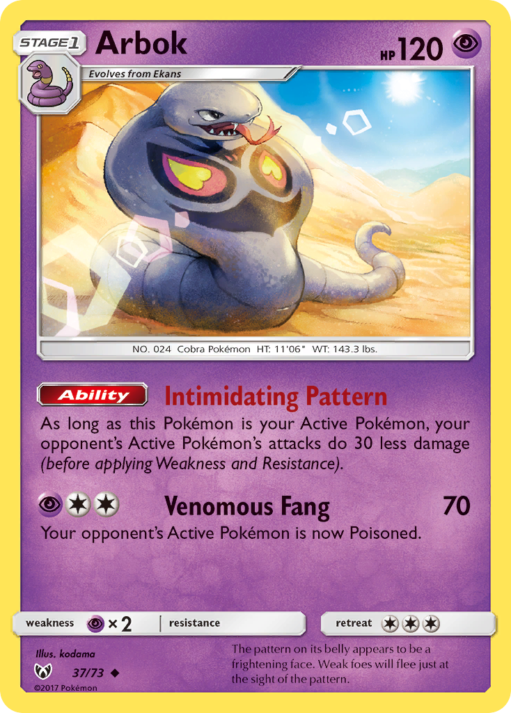 Arbok 37/73 Shining Legends