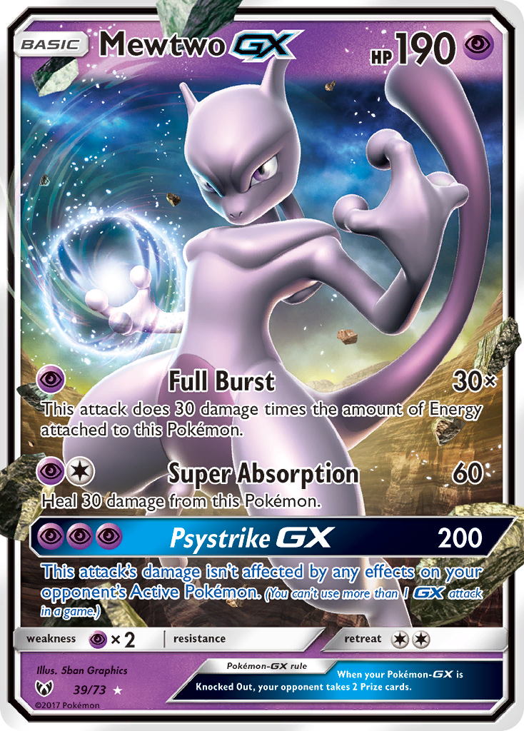 Mewtwo-GX 39/73 Shining Legends