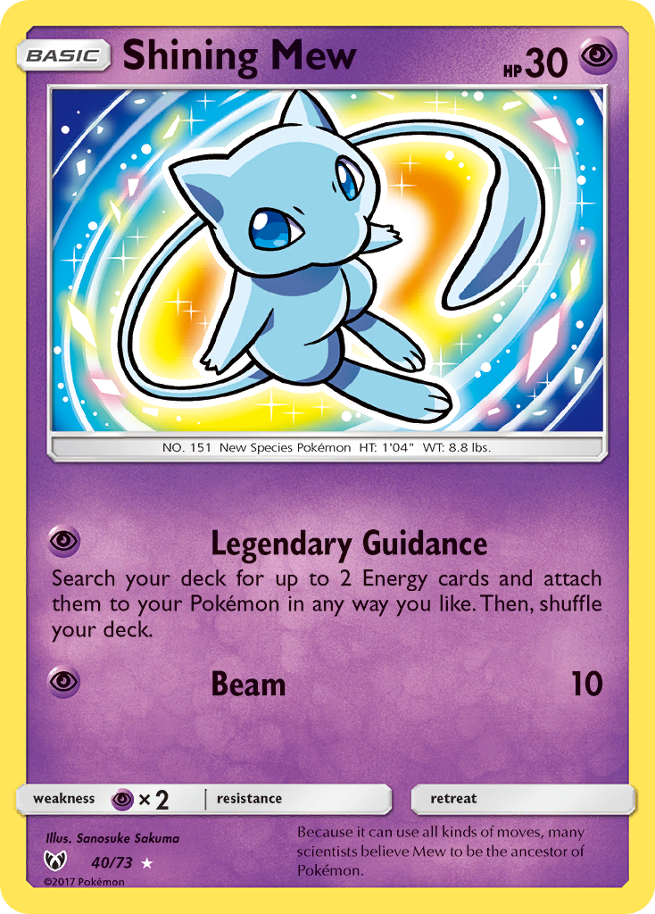 Shining Mew 40/73 Shining Legends