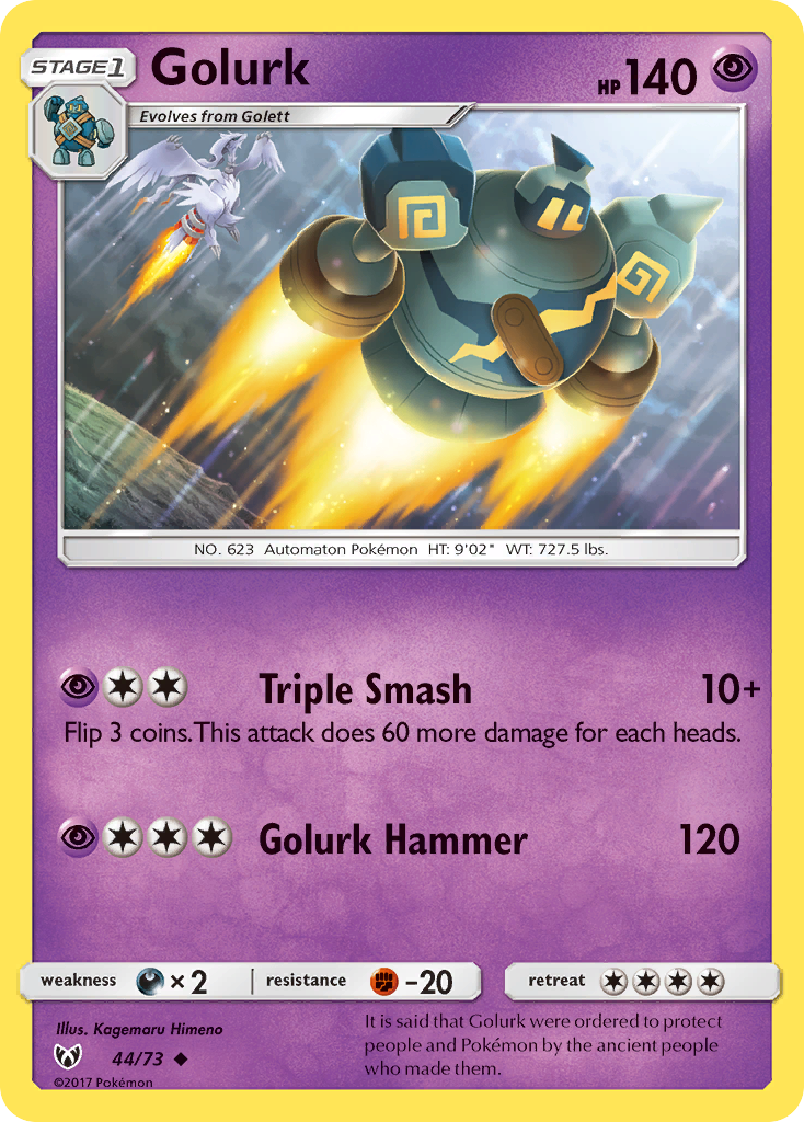 Golurk 44/73 Shining Legends
