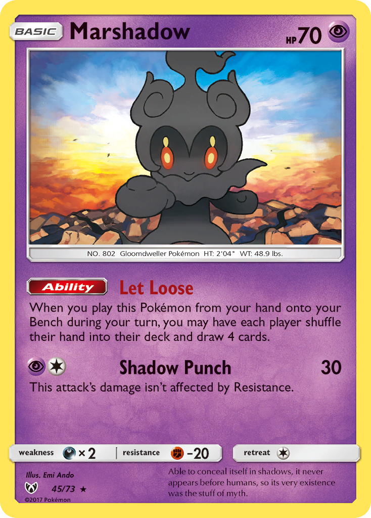 Marshadow 45/73 Shining Legends