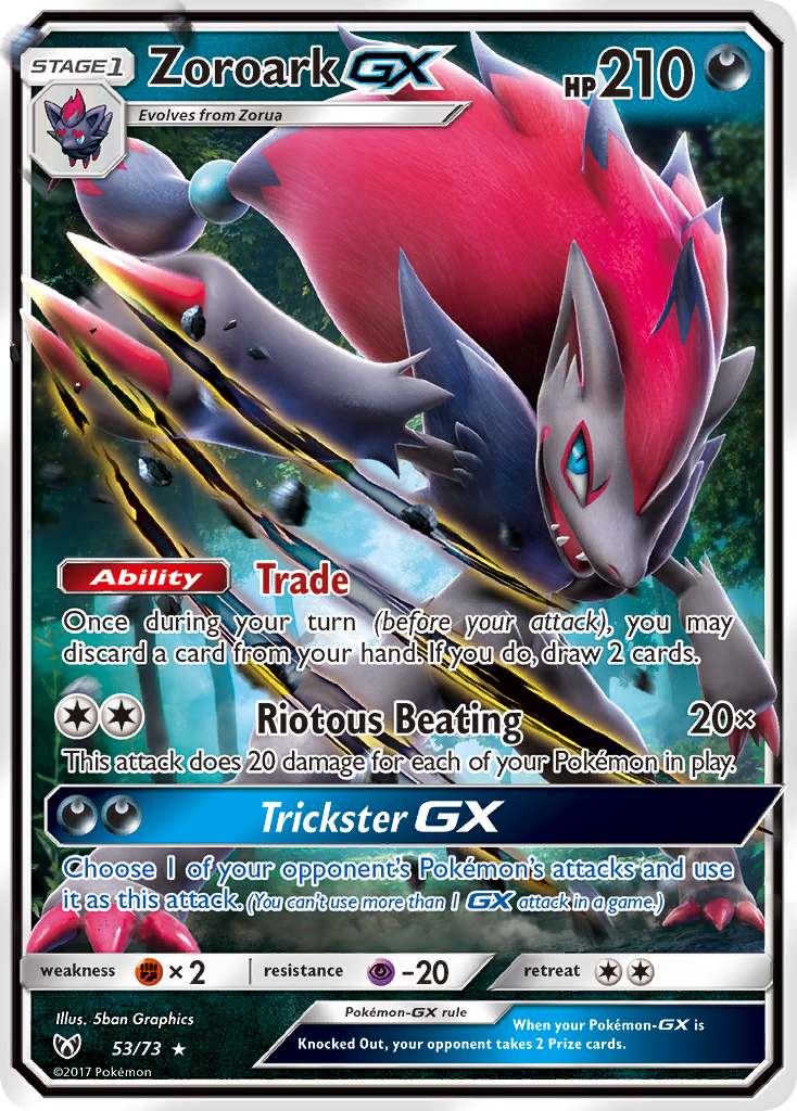 Zoroark-GX 53/73 Shining Legends