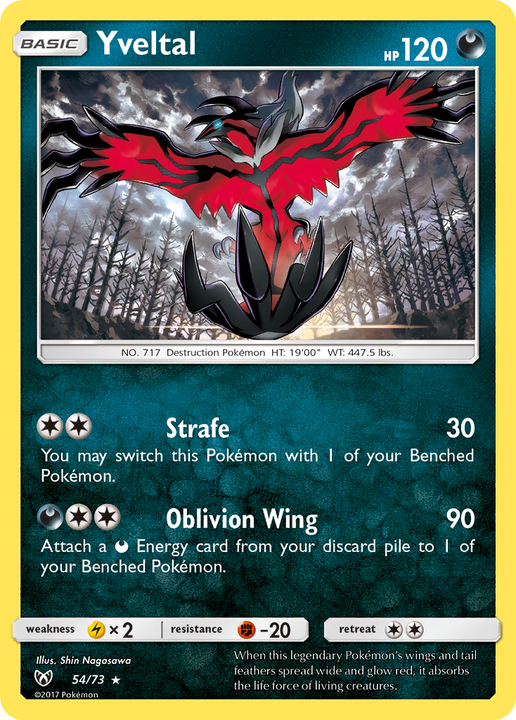 Yveltal 54/73 Shining Legends