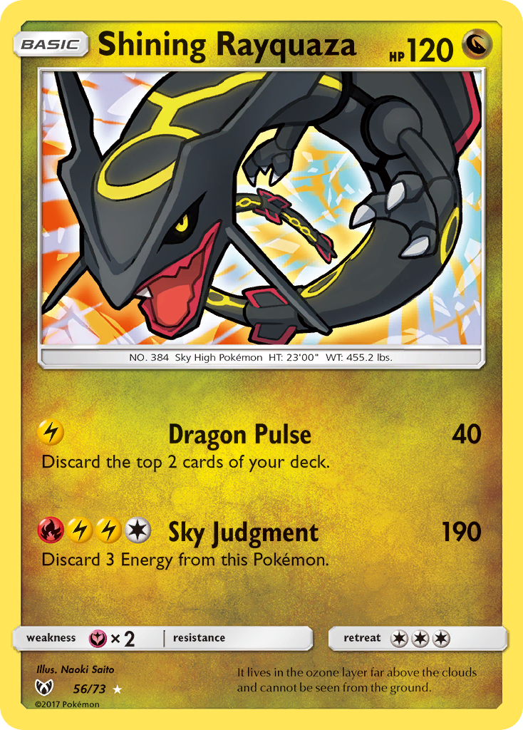 Shining Rayquaza 56/73 Shining Legends