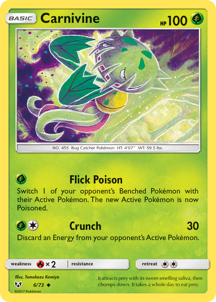 Carnivine 6/73 Shining Legends