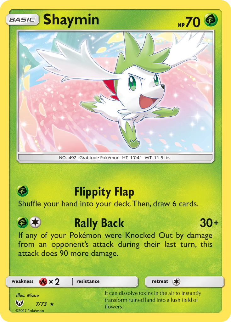 Shaymin 7/73 Shining Legends