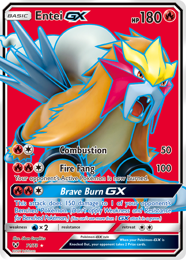 Entei-GX 71/73 Shining Legends