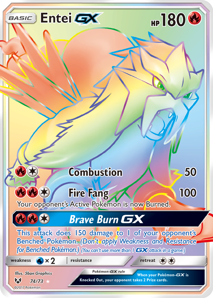 Entei-GX 74/73 Shining Legends