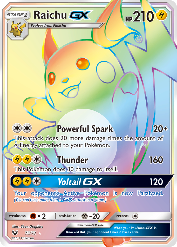 Raichu-GX 75/73 Shining Legends