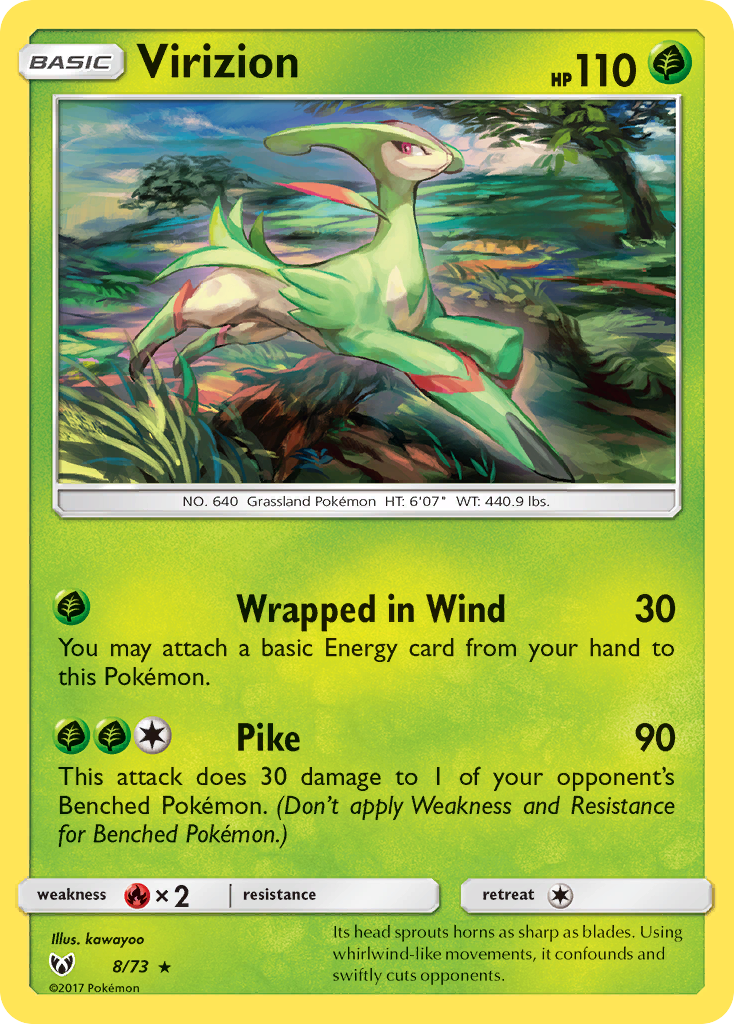 Virizion 8/73 Shining Legends