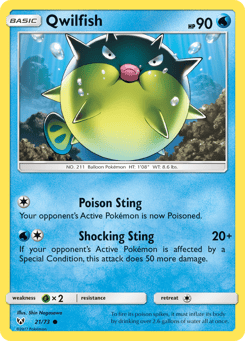 Qwilfish 21/73 Shining Legends