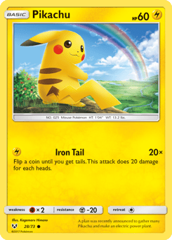 Pikachu 28/73 Shining Legends