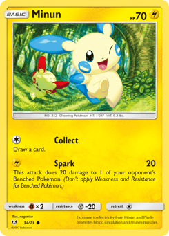 Minun 34/73 Shining Legends