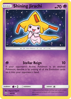 Shining Jirachi 42/73 Shining Legends