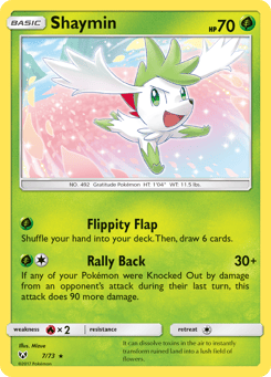 Shaymin 7/73 Shining Legends
