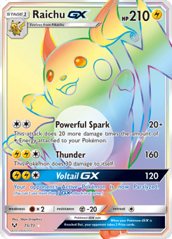 Raichu-GX 75/73 Shining Legends